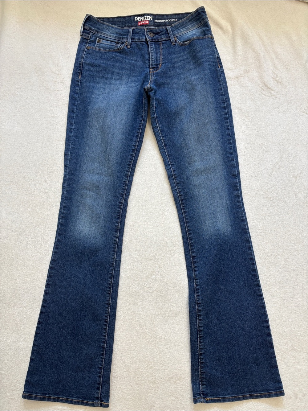 Levi's Denizen Women's Dark Blue Flare Jeans 6L
